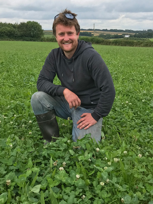 John Harris has been helping Chris McWhirter set up his beef and sheep ...